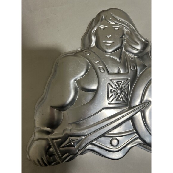 VTG 1983 Wilton He-Man Birthday Cake Pan Mold 2105-3184 Masters of the Universe - Picture 4 of 7